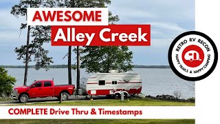 RV Camping at Alley Creek Camp on Lake O’ the Pines, Texas