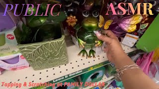 Public Lofi ASMR in FAMIY DOLLAR tapping & scratching... #asmr #publicasmr #fastandaggressiveasmr