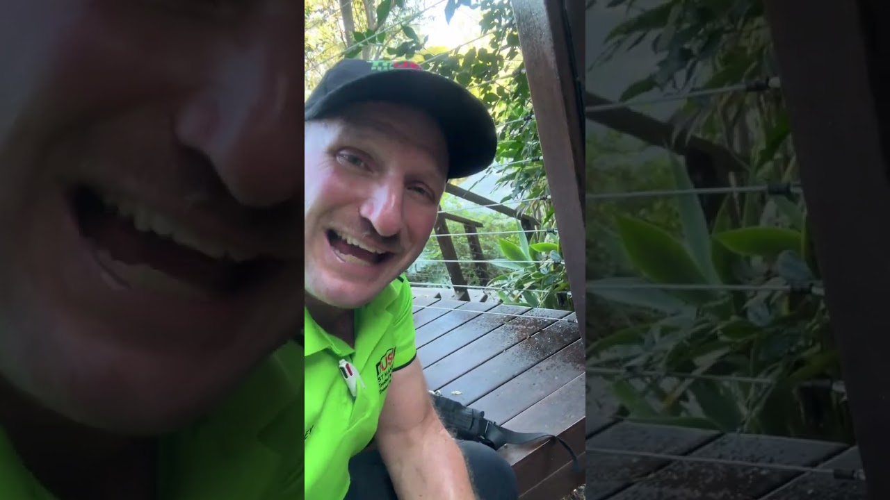 A video about metal stirrups and how termites can affect these types of supportive posts .