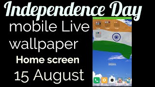 Indian flag live wallpaper home screen| how to set flag live wallpaper home screen screenshot 4