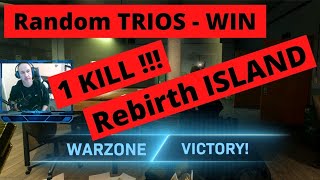Warzone - 1 KILL random TRIOS WIN.