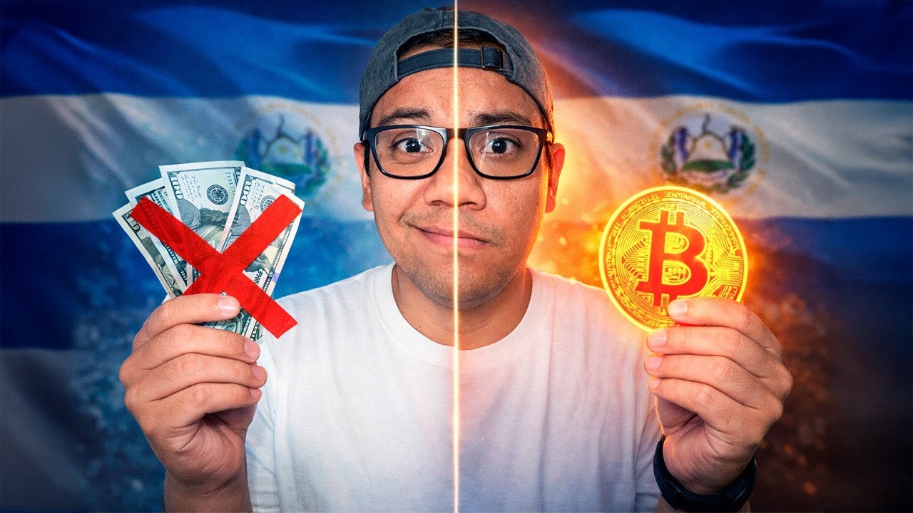 Viajé SOLO con BITCOIN a EL SALVADOR.