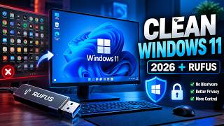 How to Install Windows 11 CLEAN in 2026 — Rufus, No Bloatware & Better Privacy