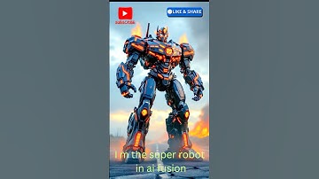 I m super robot in ai fusion #ai #cartoon #animation #roboto #superrobot #robotech #robotoys