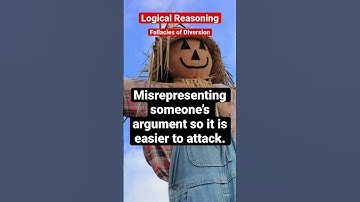 Straw Person - Logic & Reason - Fallacies of Language #shorts