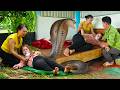 72 Hours Horror Survival: Giant King Cobra Invades the House — Father & Sister Rescue the Young Girl
