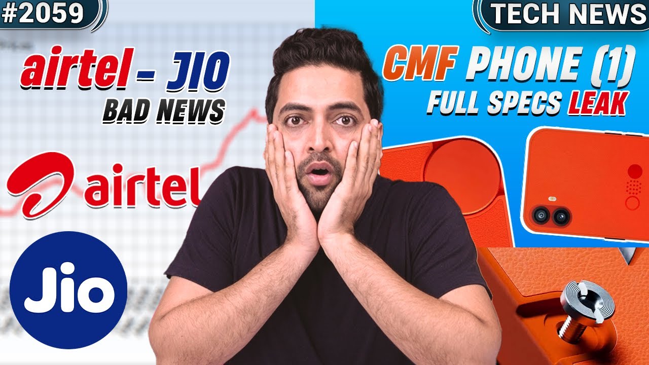 Jio-Airtel India Price Hike,Redmi Note 14 Pro Bad News,CMF Phone 1,HMD Lumia India Launch,
