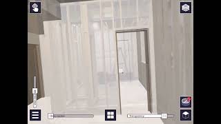 Testing Trimble Connect AR on iPadPro in Basement Renovation