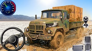 Military Cargo Truck Game 2026 -  Army Truck simulator offroad & on Road Driving - Android Gameplay screenshot 4