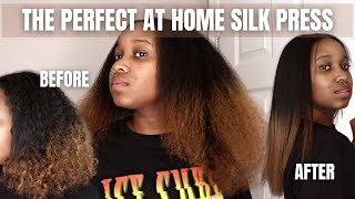 Easy Silk Press Routine | Kianna Dei