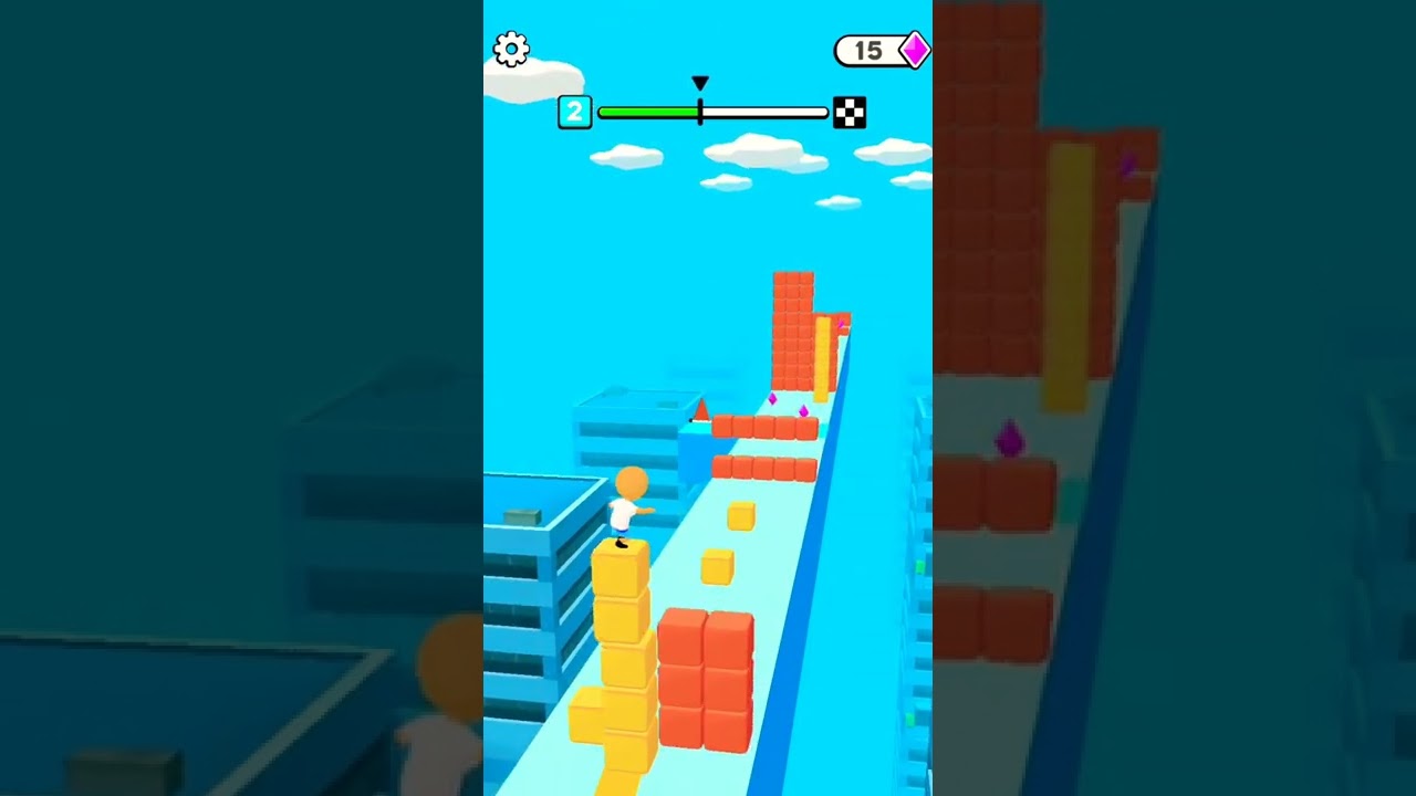 Cube surfer gameplay all levels #2  