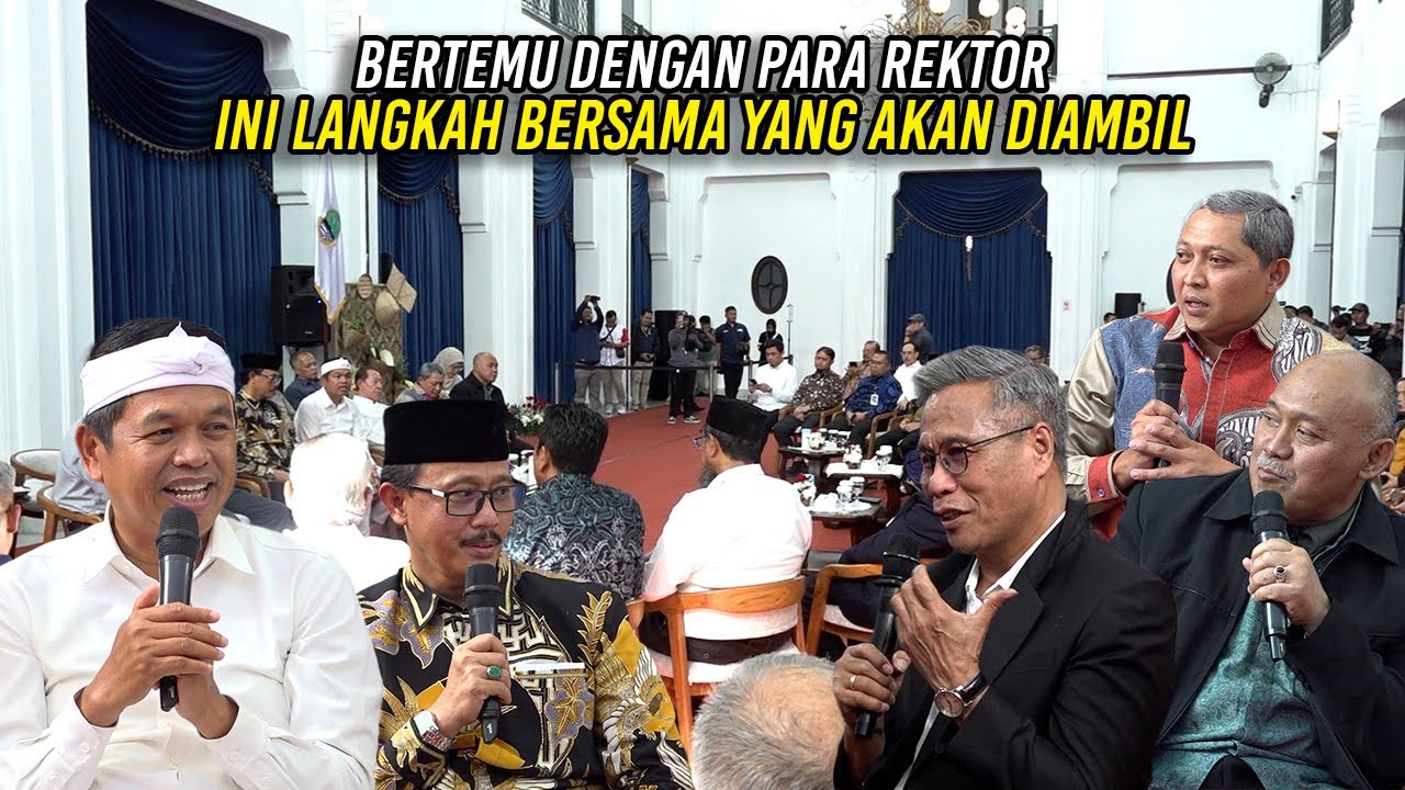 BERTEMU DENGAN PARA REKTOR | INI LANGKAH BERSAMA YANG AKAN DIAMBIL