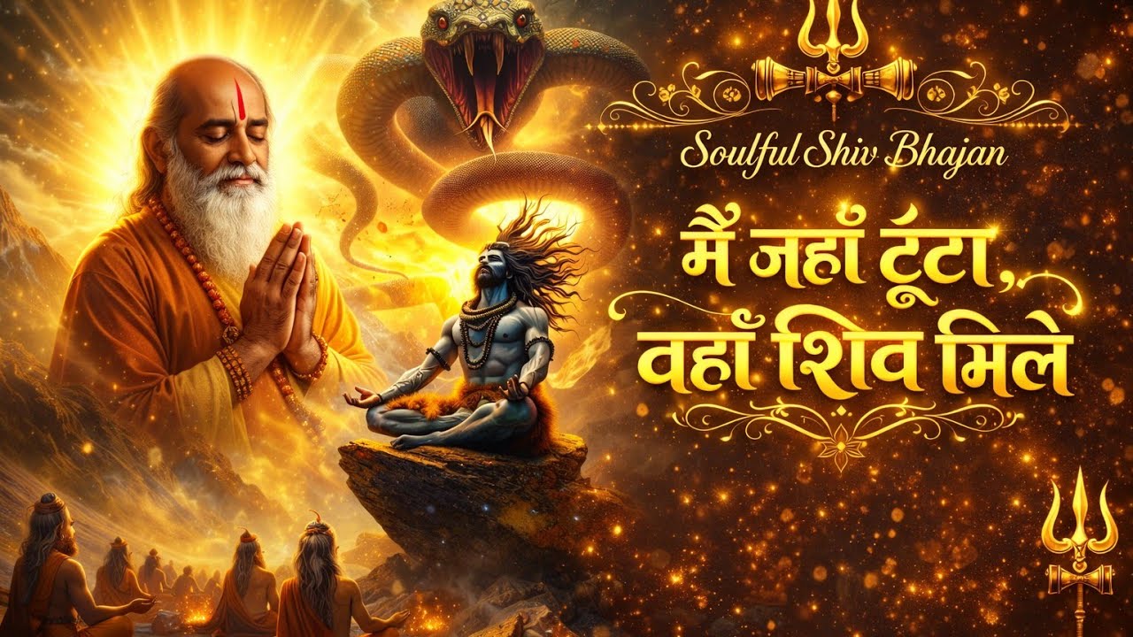 🌼 Soulful Evening Shiv Bhajan 2026 | मैं जहाँ टूटा, वहाँ शिव मिले 🙏 | Heart Touching Mahadev Bhajan