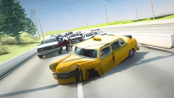 GTA SA Vehicle Deformation Mod Crash Testing #4