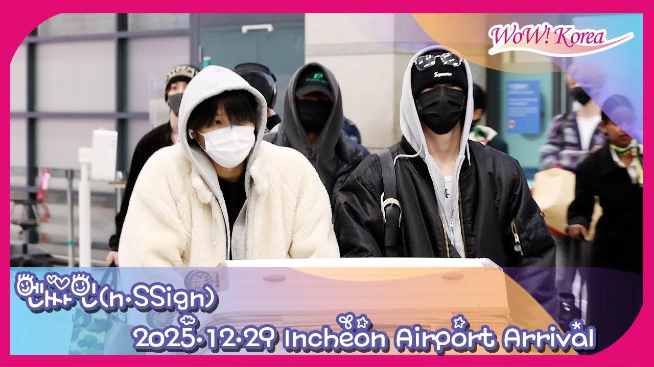 4K] n.SSign returns home after finishing his schedule in Japan