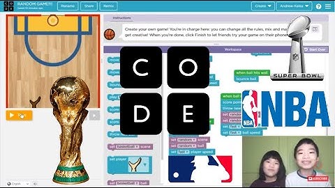 Secrets of Coding in Code.org: Programming a *RANDOM SPORTS GAME* Tutorial