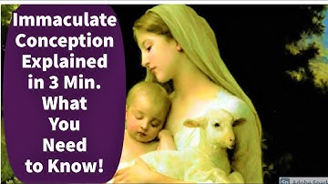 Immaculate Conception Explained in 3 Minutes