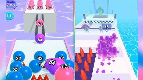 Satisfying Mobile Game / Ball Run 2048 vs Join Blob Clash 3d Gameplay Mobile New Update #3