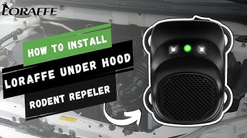 How to install Loraffe ZN-508 under hood rodent repellent