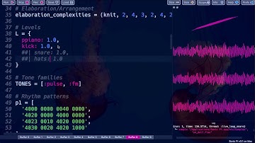 ioxi - "Jellyfish #1" (or Markov-Chain, Randomized HipHop + SonicPi)