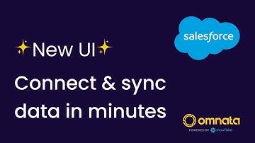 Omnata Sync (New UI) - Connect & sync Salesforce data in minutes