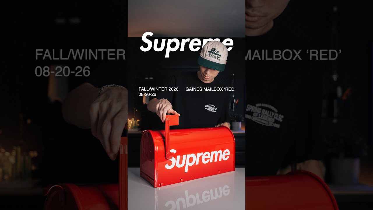 Unboxing the Supreme® / Gaines Mailbox 📬🔴 - YouTube