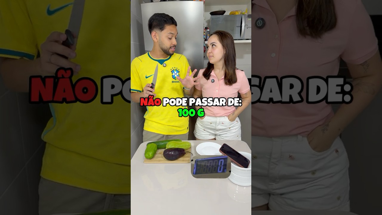 Quem passar do peso perde 🔪🍆⚖️ #casal #shorts #challenge