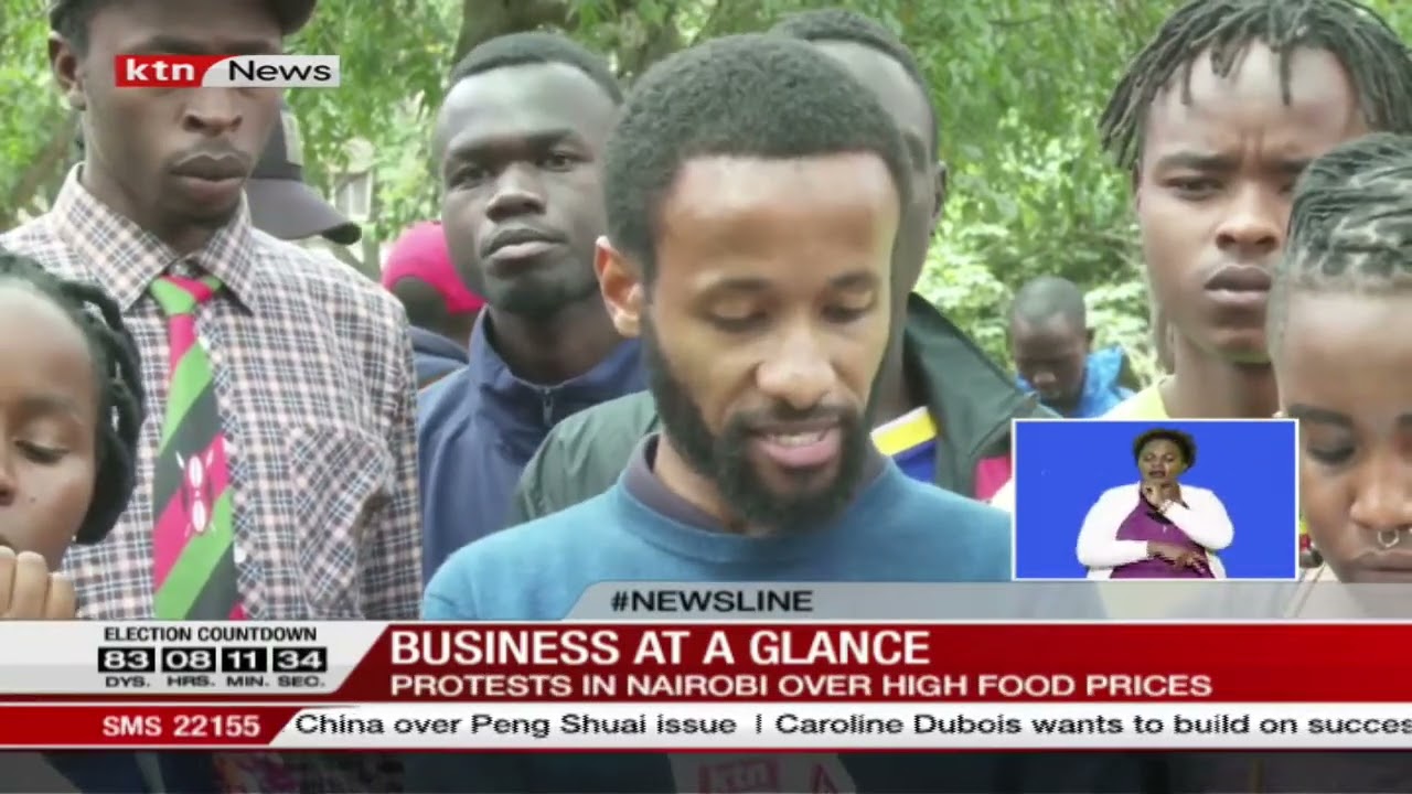 Business at glance: Protests in Nairobi over high food prices