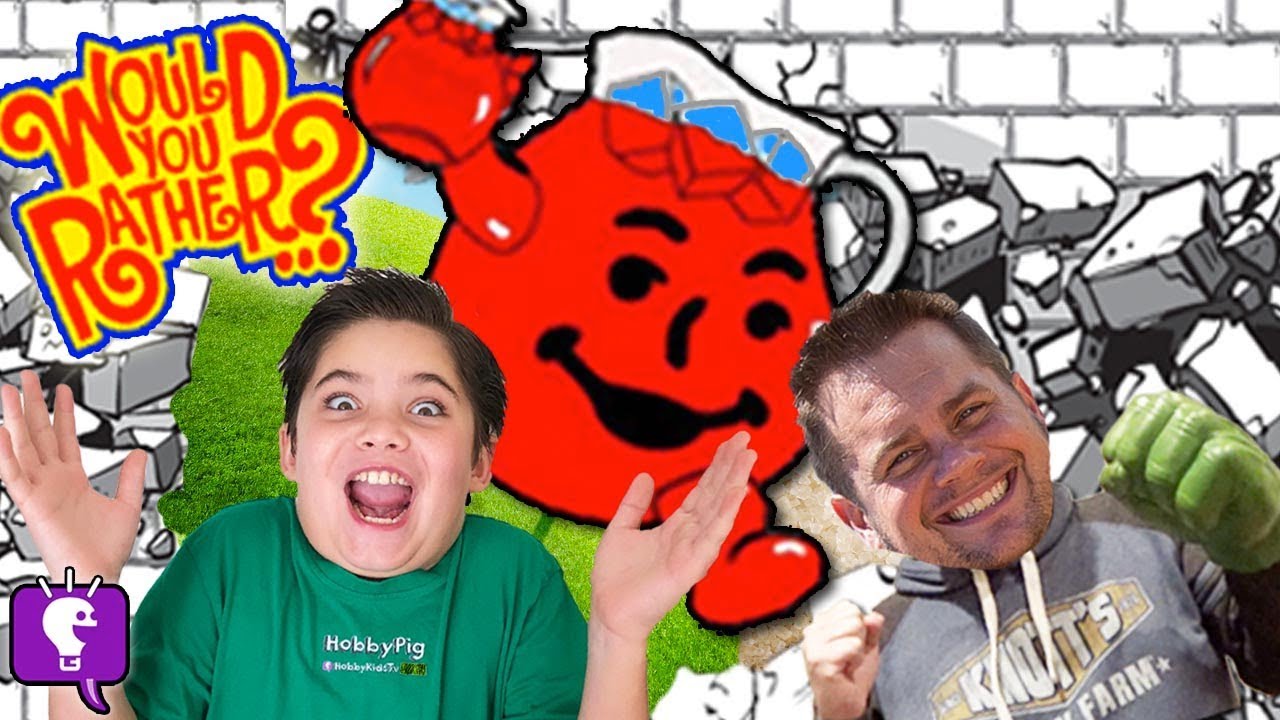 surprises ideas for boyfriend WOULD You RATHER? Family GAME Night with HobbyKidsTV