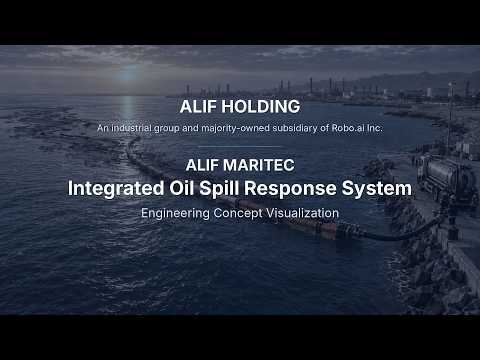 Robo.ai Subsidiary ALIF Holding Presents Integrated Oil Spill Response System Concept