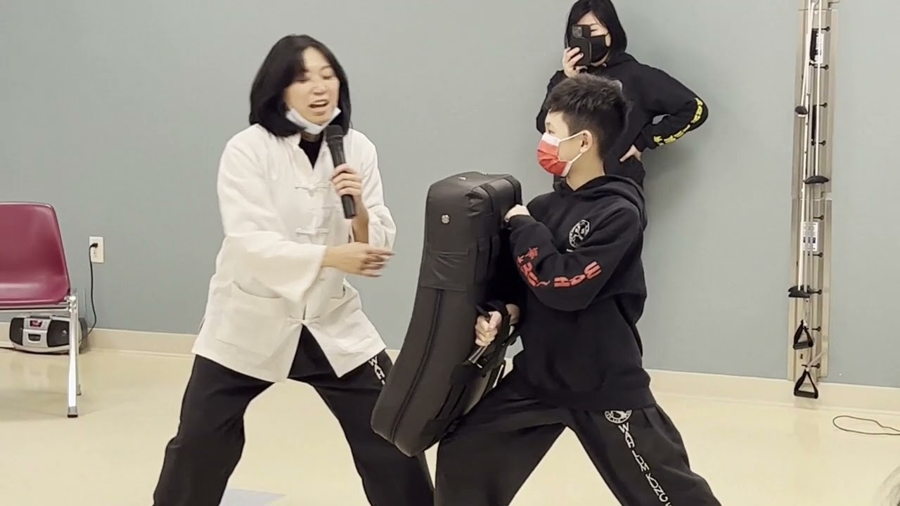 Sifu Mai Du's community self defense training class in Quincy on Jan. 7th