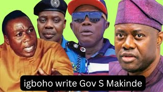 WHY SUNDAY IGBOHO,,QUARY GOV SEYI MAKINDE OVER AUXILLARY ARREST,? gomina uhhu