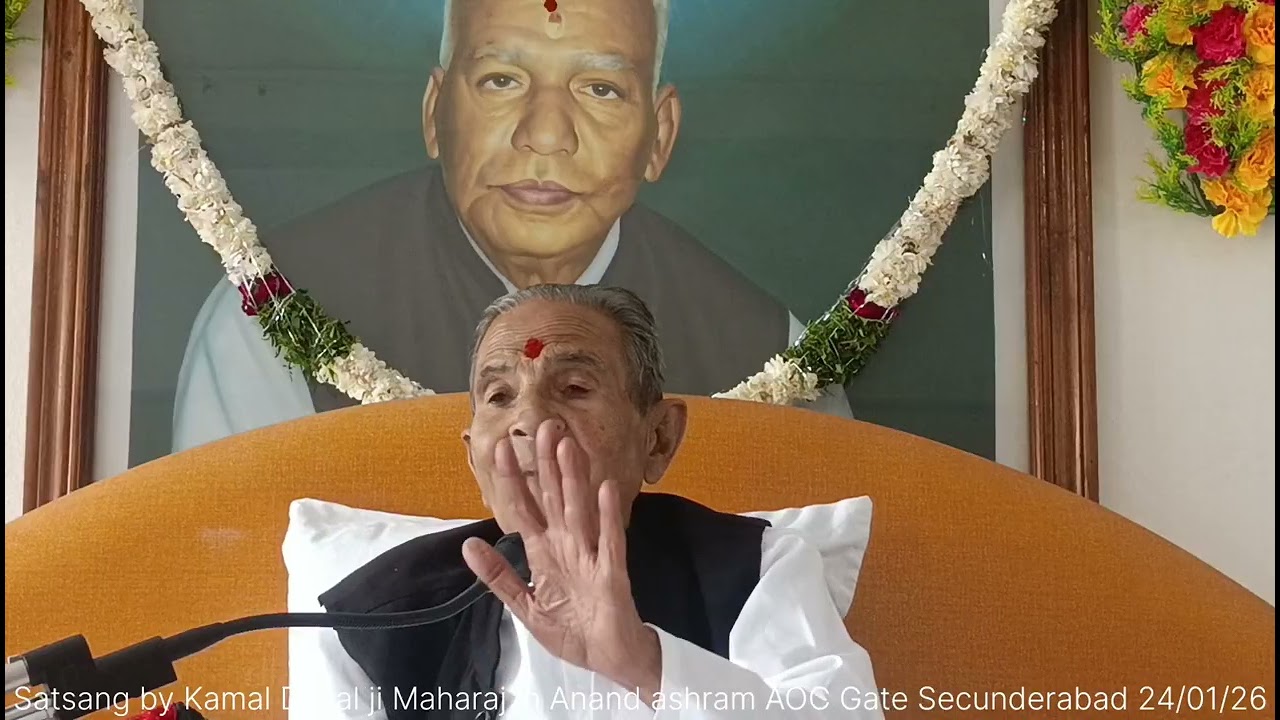 24/01/2026 Satsang by Kamal Dayal ji Maharaj in Anand ashram AOC Gate Secunderabad 