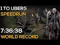 Level 1 to ubers necro speedrun world record 73638 igt  80048 rta  diablo 2 resurrected