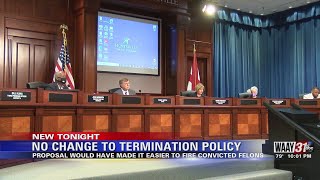 Huntsville City Council Rejects Change To Employee Termination Policy