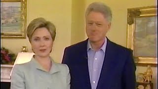 Bill & Hillary Clinton White House Tour- December 2000