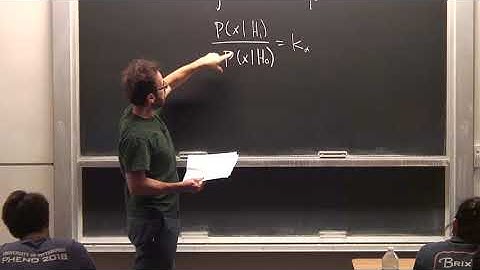 Daniel Whiteson Lecture 3 on Statistics and Machine Learning at Colliders