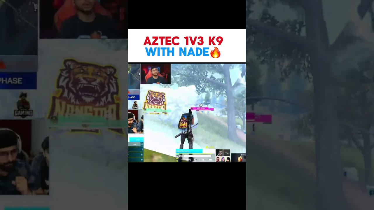 AZTEC DESTROY K9 IN SECS 😱🔥 #totalgaming #tgesports #fozyajay #nonstopgaming #ffesports #shorts