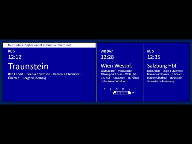 Bahn / Zug / Reisen Hörverstehen / DB