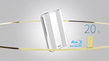 TEKQ Rapide Thunderbolt 3 SSD Portable_3D Rendering  White