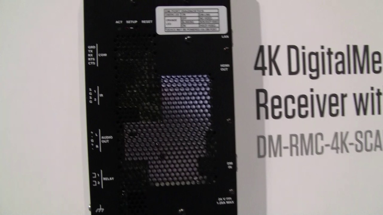 Crestron's DigitalMedia 4K60 AV Encoder/Decoder system at InfoComm - YouTube commintegrator