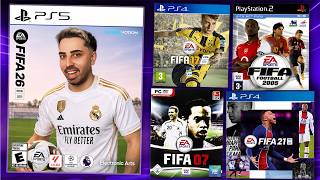 TÜM FIFA OYUNLARININ KAPAK YILDIZLARI ile REBUILD YAPTIM!