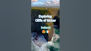 Visiting the infamous Cliffs of Moher in Ireland! ☺️🇮🇪