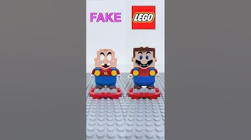 FAKE vs Original LEGO Mario Figure | #supermario #mario #legomario #fakelego #lego
