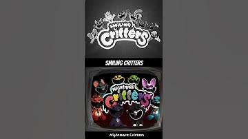 Smiling critters VS Nightmare critters ||Poppy playtime 4 #edit #smilingcritters #nightmarecritters