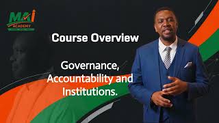 Governance , Accountability and Institutions - MAI Academy