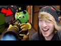 PIGGY NEW "TOBI" SKIN + JUMPSCARE! (KreekCraft Reacts) | Roblox Piggy