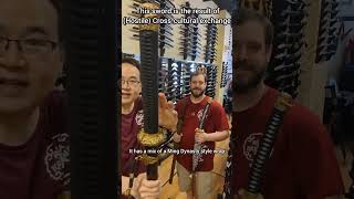 This sword Is The Hatechild Of Crosscultural Exchange