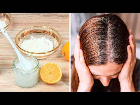 Comment inverser les cheveux gris avec de l&rsquo;huile de coco et du jus de citron