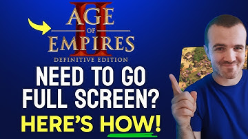 How to Make Age of Empires 2: Definitive Edition Full Screen (Step by Step) 2025